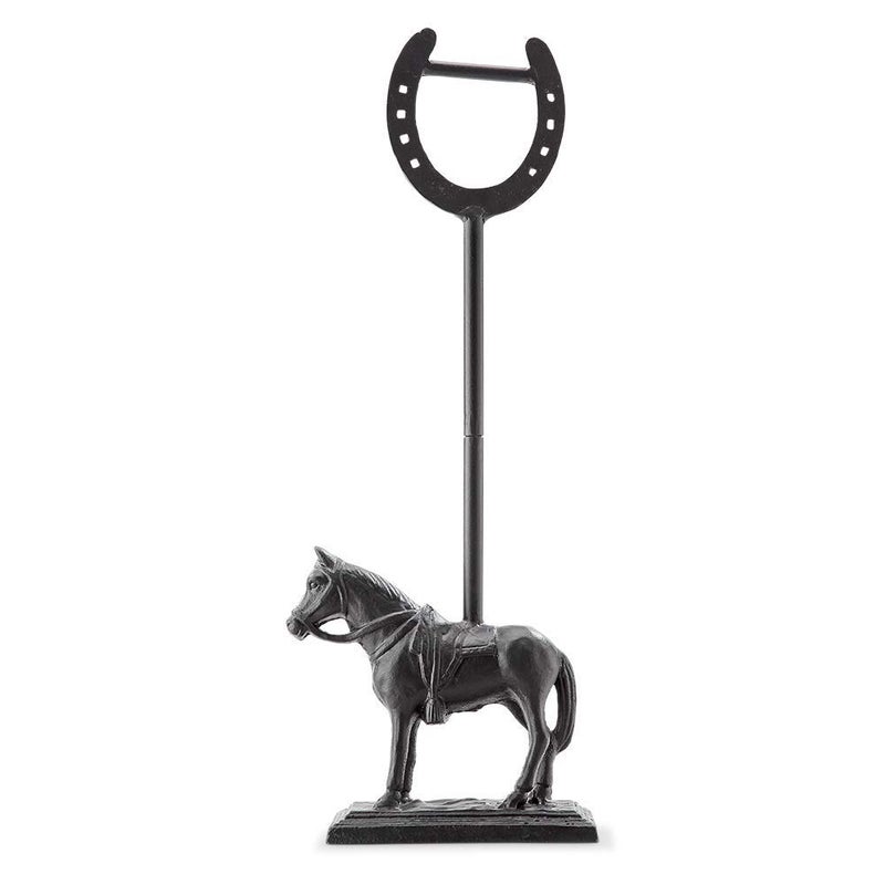 SPI Horse and Horseshoe Doorstop - Image 1